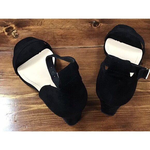 Woman’s Dream Paris Ingrid Wedge Black Shoe Size 9 - Picture 4 of 6